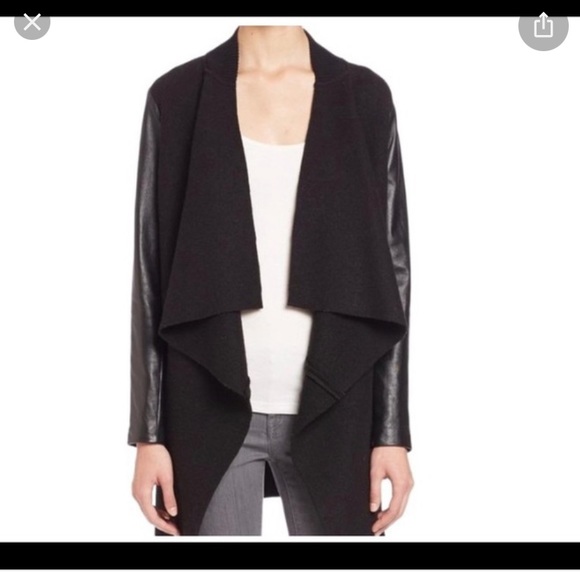 Joie Faiga lamb and boiled wool jacket open front sweater cardigan - Picture 1 of 9